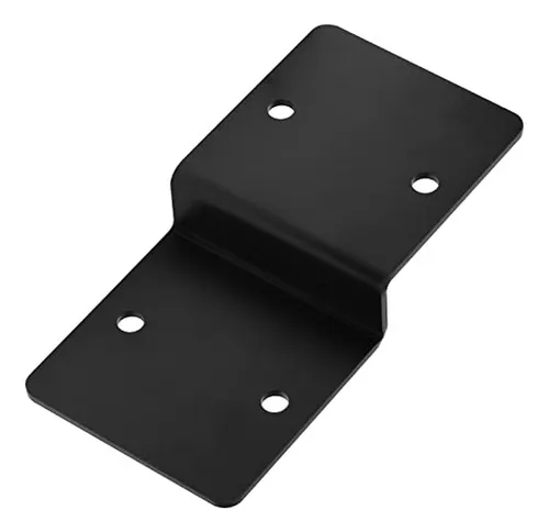 Soporte En Z De Acero Negro Para Viga De 6 , Doble Ángulo, 2