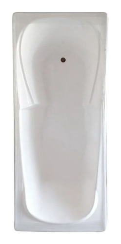 Bañera Fibra Anatomica 170x70 Brillo Baño Blanca Premium