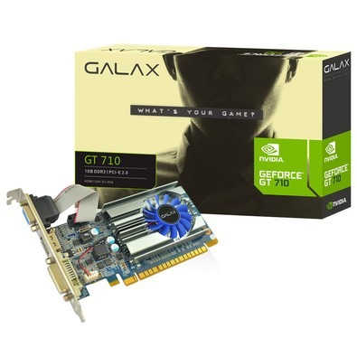 Placa De Vídeo Vga Nvidia Galax Geforce Gt 710 Mainstream 