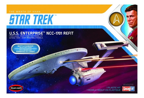 Star Trek Uss Enterprise Ncc-1701 Refit 1:1000 Polar Lights