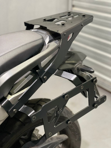 Bauletos Laterais 33l Preto + Suporte Nc 750 X 22/... Bráz