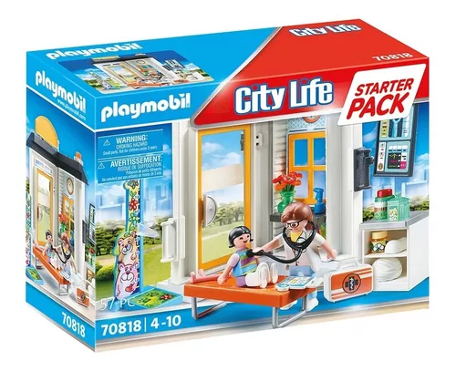 Playmobil City Life Clinica Pediatrica Niños Original Intek