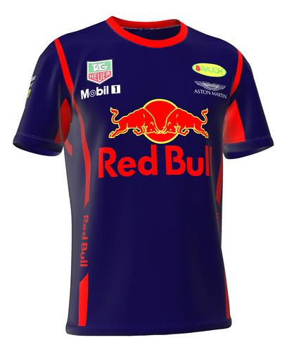 Remera Redbull F1 100% Sublimada Dry Fit L Redbull