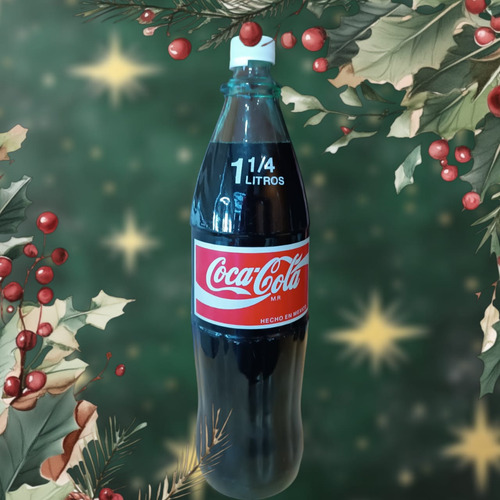 Envase De Vidrio Coca-cola 1lt 1/4 Coleccionable (Usado)