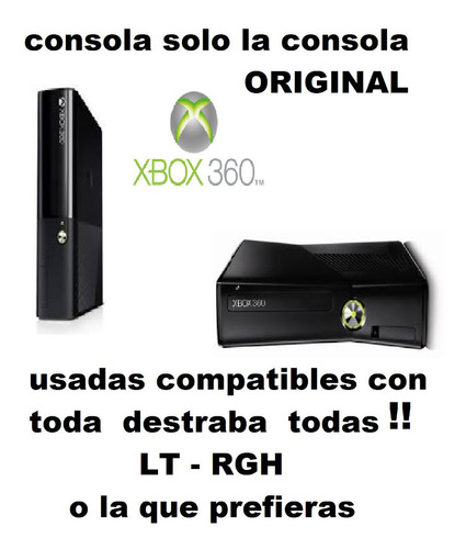 Consola Xbox 360 4gb  Ideal Para Destrabar 