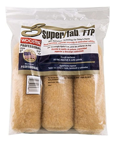 The Wooster Brush Company Rr9299 Super Fab Ftp Roller Cover