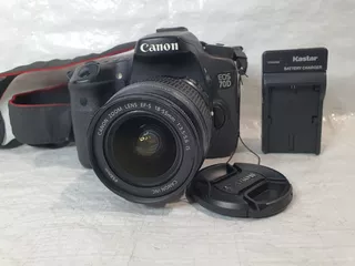 Camara Reflex Canon 70d Pocos Disparos Funcionando Perfecto