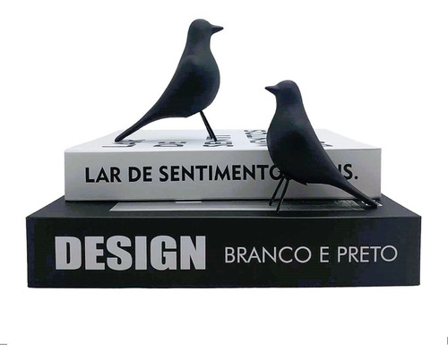 Conjunto Livros Caixas Decorativos Dupla Eames Contemporâneo Cor Color Diversos