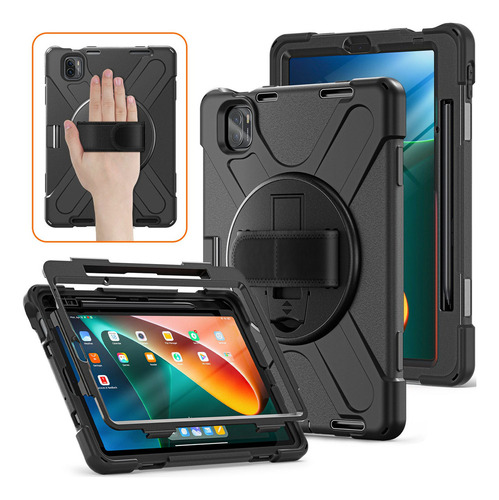 Capa De Tablet Genty Para Mi Pad 5/mi Pad 5 Pro 11 Preta