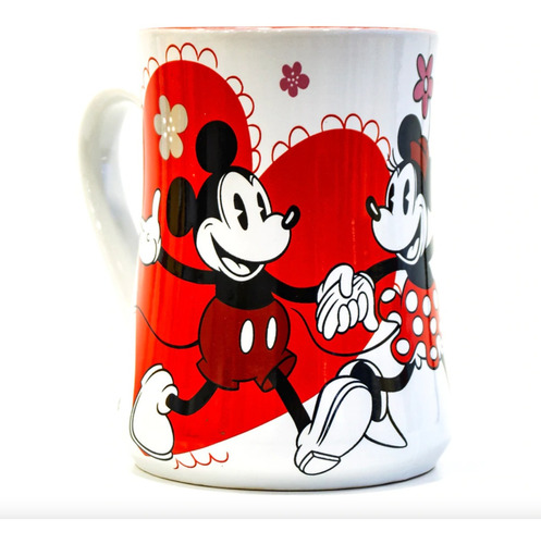 Tazon Grande Taza De Ceramica Mickey Mouse Disney 380ml D3