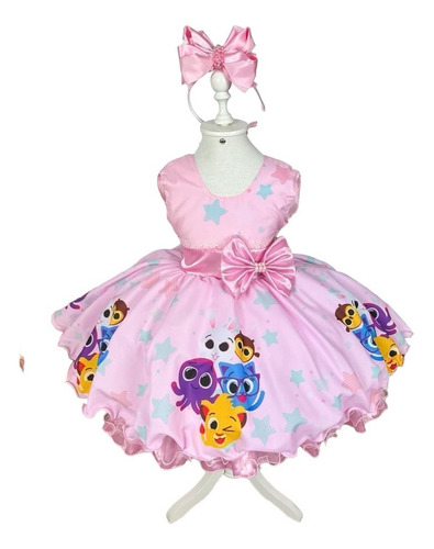 Vestido Princesa Temático Bolofofos - Bolo Fofos