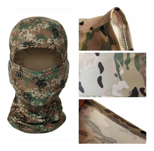 Balaclava Tactico Airsoft Paintball En Color Nogro Y Diceños