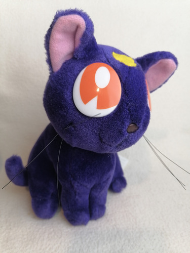 Peluche Original Gato Luna Sailor Moon 1998 Takeuchi Vintage