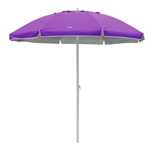 Sombrilla Grande Playera 2,5m Violeta Aluminizada Vonne