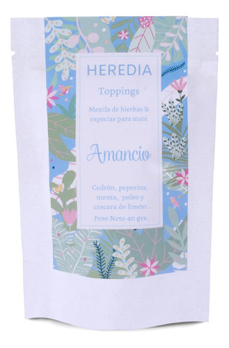 Mezcla De Hierbas & Especias P Mate Amancio X40gr - Heredia