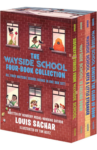 Caja 4 Libros The Wayside School: Sideways Stories From Is A