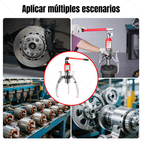 Atverce Extractor Hidráulico De Engranajes Balero Rodamientos 15 Ton