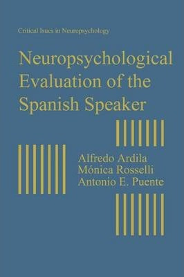Libro Neuropsychological Evaluation Of The Spanish Speake...