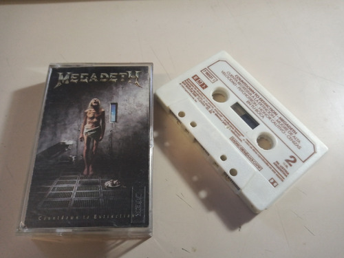 Megadeth - Countdown To Extintion - Casete Ind. Argentina 