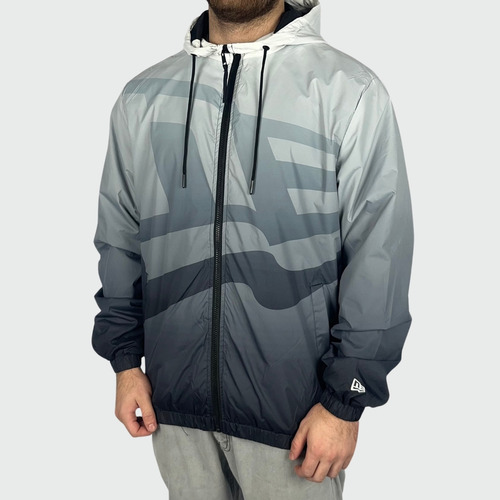 Jaqueta New Era Corta Vento All Core Cinza