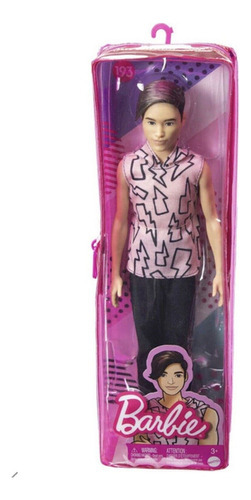 Imagen 2 de 6 de Ken Barbie Muñeco Fashonista 193 Con Estuche Mattel