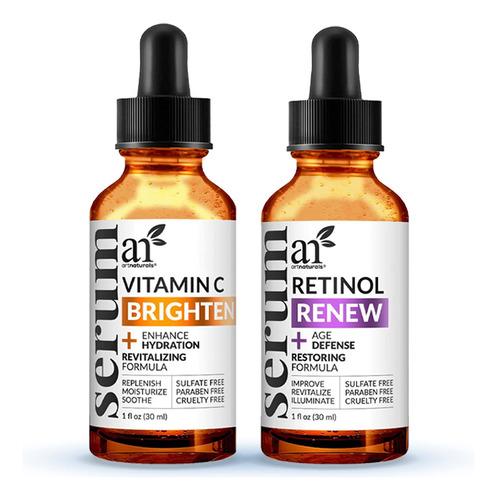 Serum Artnaturals Con Vitamina C Y Retinol 30 Ml (2 X 30 Ml)