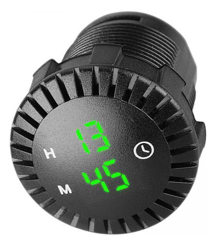 2 Reloj Digital Táctil Automotriz De 12 V/24 V, 24 Horas,