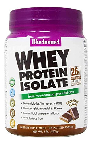 Bluebonnet Nutrition Whey Protein Isolate Powder, Whey From 