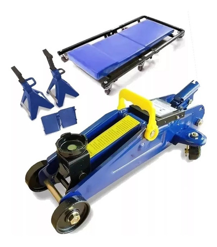 Gato Crique Hidraulico Con Kit Para Taller Kld1220kit
