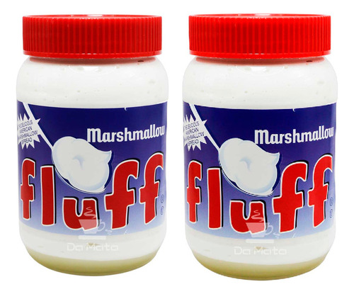  Kit 2 Pote De Marshmallow Fluff Tradicional De Colher 213g