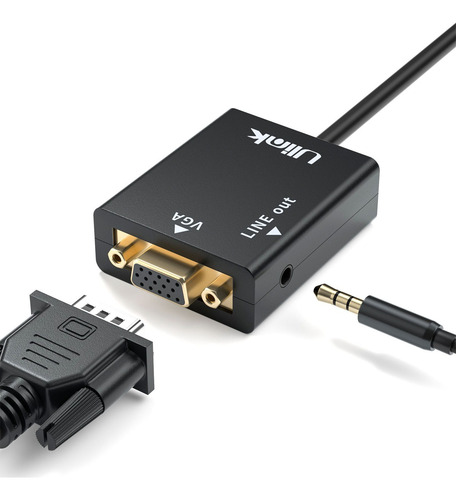 Conversor De Video Hdmi A Vga + Audio, 1080p. Boleta/factura