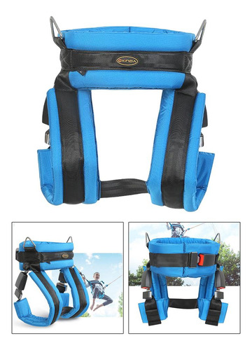 Arnés De Trampolín De Nailon Ion, Exterior, Con Azul S