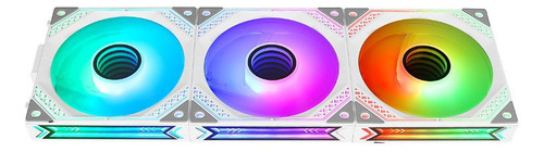 Kit 3 Fans | Rise Mode | Magneto Argb 5v | 120mm Led Branco