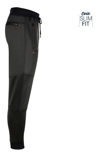 Imagen 2 de 6 de Pants Deportivo Slim Fit Súper Calidad Moda Marca Roosevelt