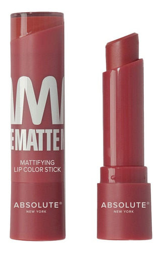 Labial Mattifying Lip Color Stick Sienna Color Rosado