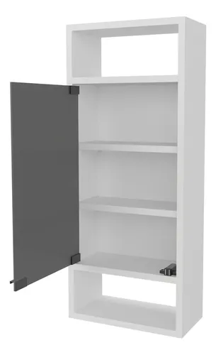 Gabinete De Baño Con Espejo Uros 71x30x15 Rta Blanco