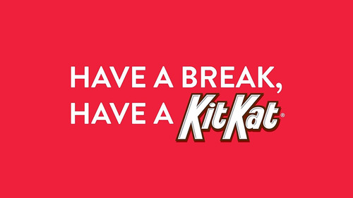 Kit Kat Candy Bar, Crujiente Obleas En Chocolate Negro, Bare