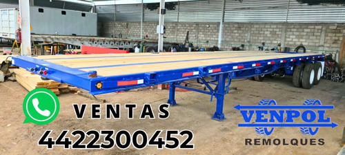 Plataforma Highcube Para Contenedores Rollos Acero 2 Ejes
