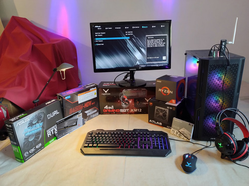 Pc Gamer Ryzen5 5500 32gb Ram 512gb M.2 Rtx3050 Ax20 600w