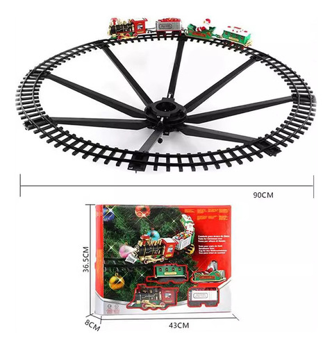 Decoración Eléctrica Para Árbol De Juguete Con Forma De Tren