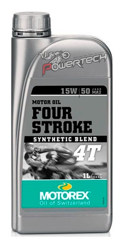 Imagen 1 de 1 de Aceite Motor Motorex Four Stroke 4t 15w50 Semi Sintetico 1l