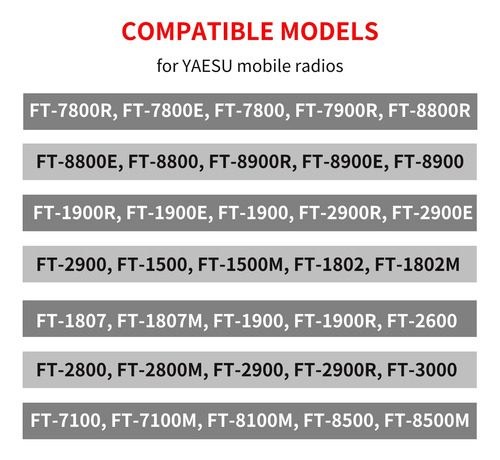 Micrófono Dtmf Yaesu Mh-48 De 6 Pines Mh-48 A6j Vertex