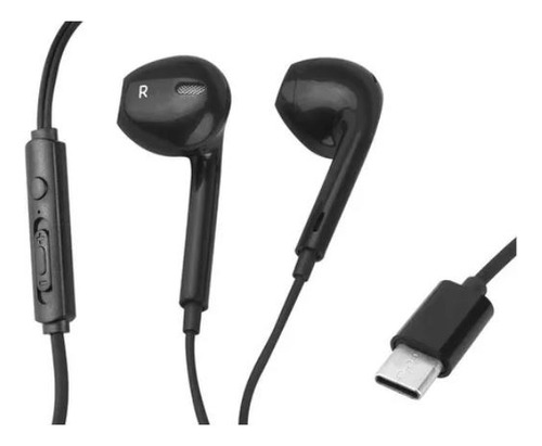 Auriculares Tipo C Manos Libres Avalon Pure Music Negro