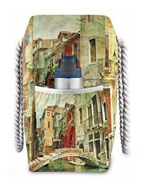 Bolso De Viaje Vintage Italy Venice Waterproof Large Tote 