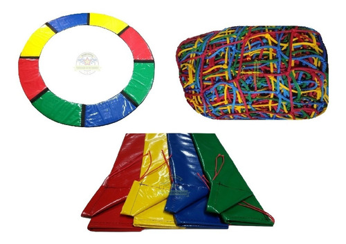 Kit Protetor De Molas 2,44 + Rede + 8 Capa P/ Cobrir Isotubo