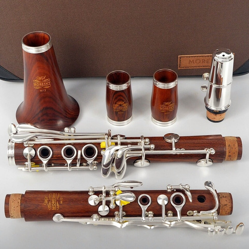 Imagem 2 de 7 de Clarinete Moreski Madeira Jacarandá Profissional Menor Preço
