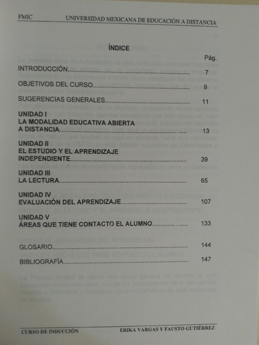 Guía De Autoestudio De Curso Introductorio - Umed (Usado)