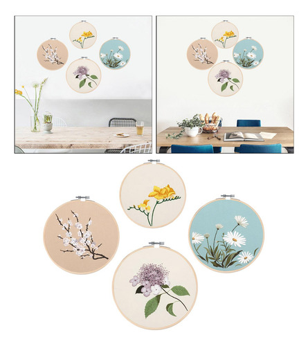 Kit De Inicio De Bordado Aros Para Manualidades De No.12