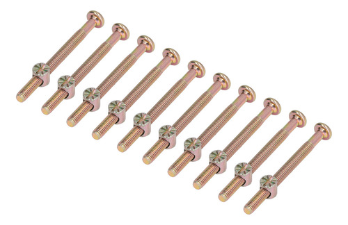 Cuna Screw Hardware, 10 Juegos De Cama De Bebé, Acero Inoxid