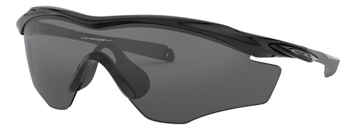 Arm. Solar Oakley M2 Frame Xl 0oo9343 Hombre Protección Uv Color Negro Lente Gris Varilla Negro Armazón Negro